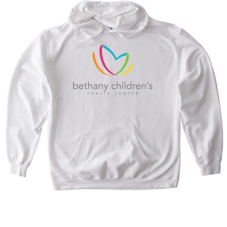 Bethany Children's Logo Classic - White, a White Gildan Softstyle Pullover Hoodie