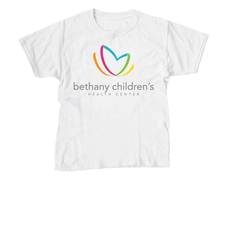 Bethany Children's Logo Classic - White, a White Youth Unisex Tee