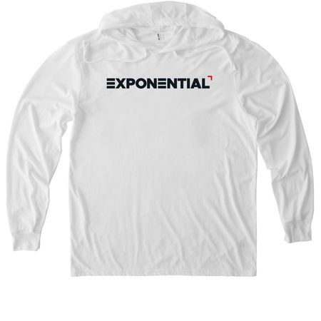 All Season Light Tops, a Bright White Allmade Eco Triblend Hoodie Tee