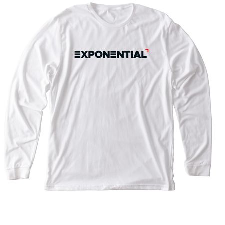 All Season Light Tops, a Solid White Blend Premium Long Sleeve Tee