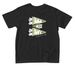 Ike & Ivy Toddler Pennant*, a Black Toddler Tee