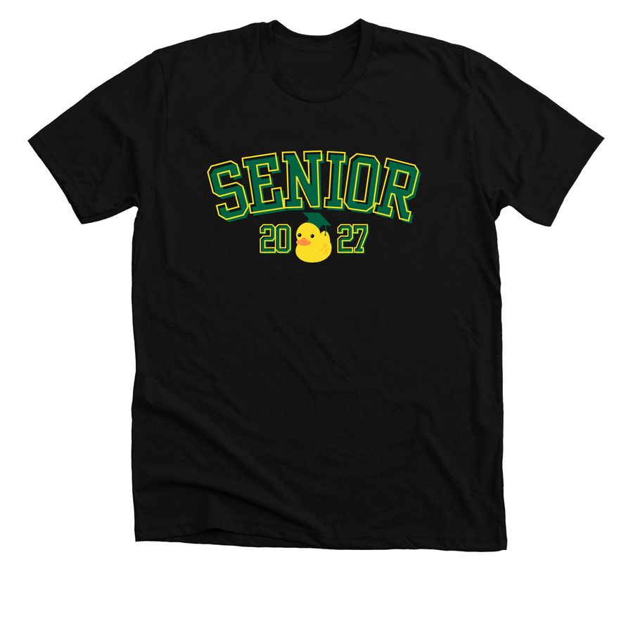 Senior Shirt!, a Solid Black Blend Premium Unisex Tee
