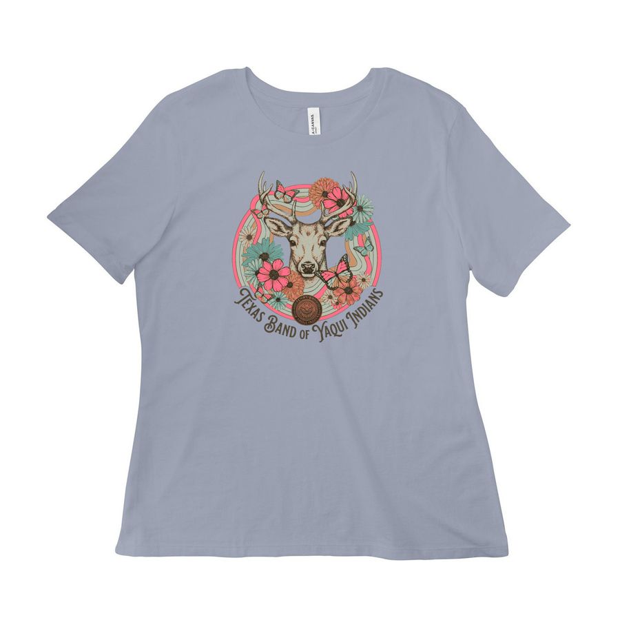 TBYI Sewa Venado, a Vintage Denim Women?s Relaxed Cotton Tee