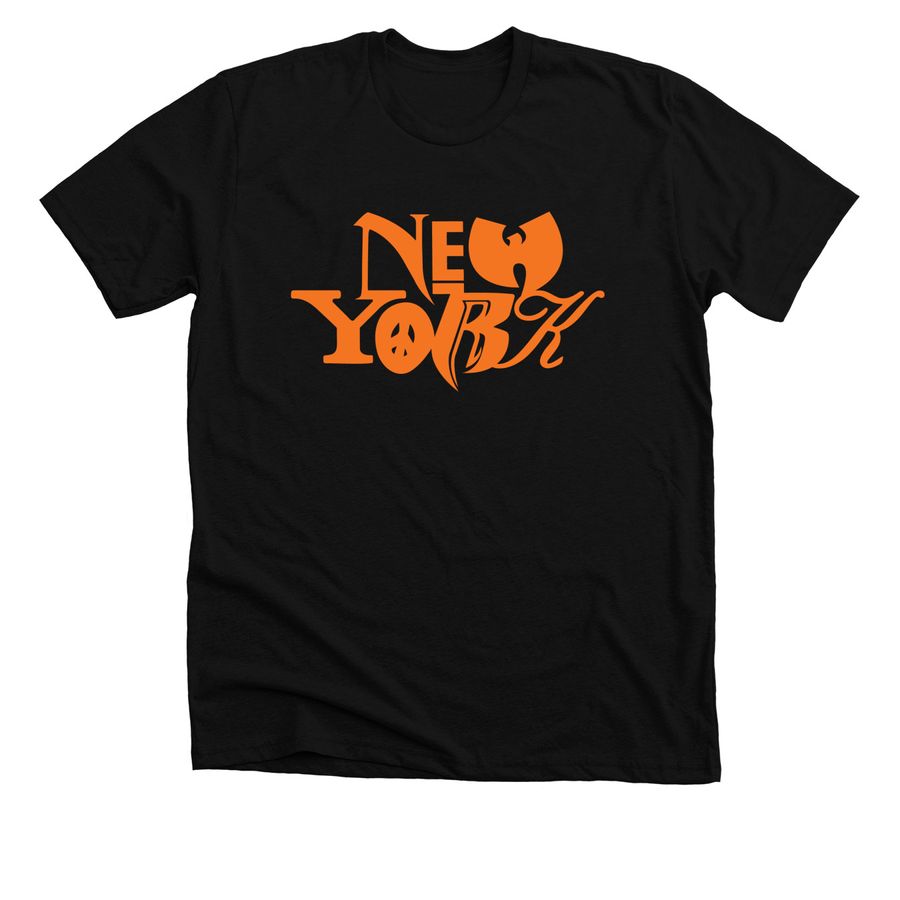 New York, a Solid Black Blend Premium Unisex Tee