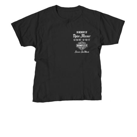 Ninth Annual Ride T-Shirt, a Black Youth Unisex Tee