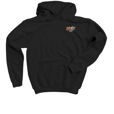 Misfit RC 2026, a Black Youth Pullover Hoodie