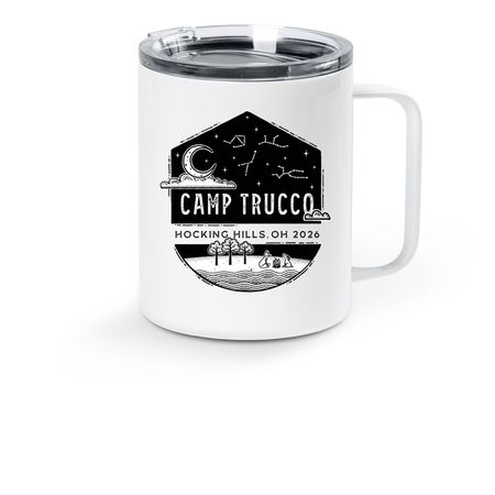 2026 Camp Steel Mug, a White Stainless Steel Travel Mug
