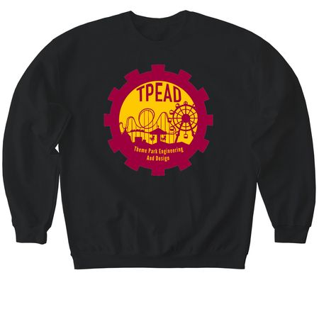 ASU TPEAD Gear Logo, a Black Softstyle Crewneck Sweatshirt