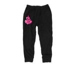 PGE, a Black Midweight Fleece Joggers (back-view)