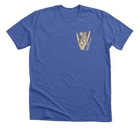 Koala-fied Relaxation Expert, a Solid True Royal Premium Unisex Tee