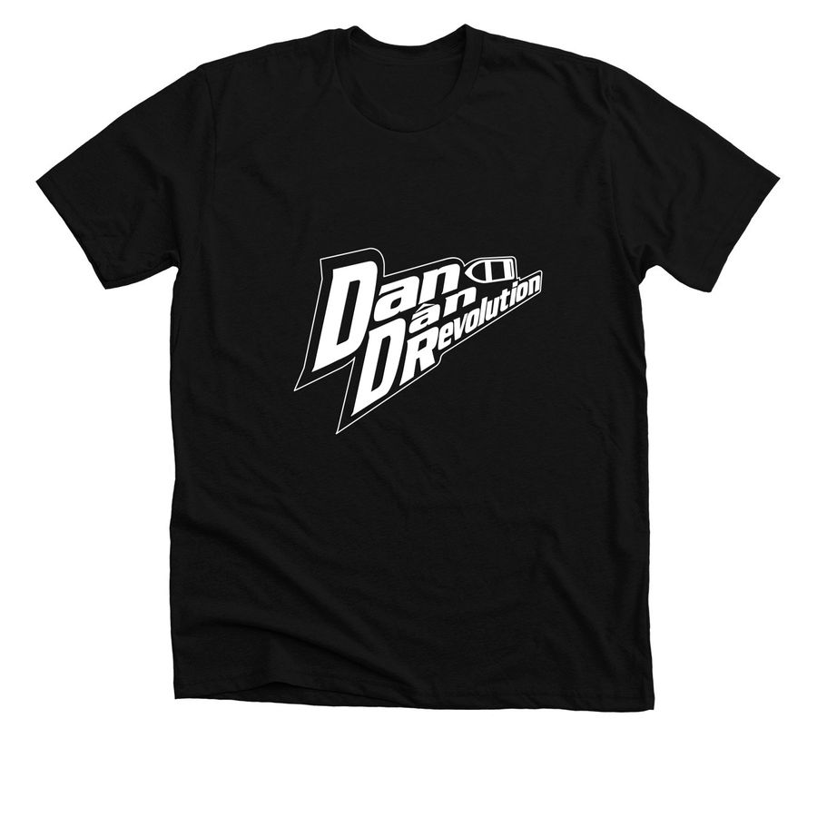 DDR, a Solid Black Blend Premium Unisex Tee