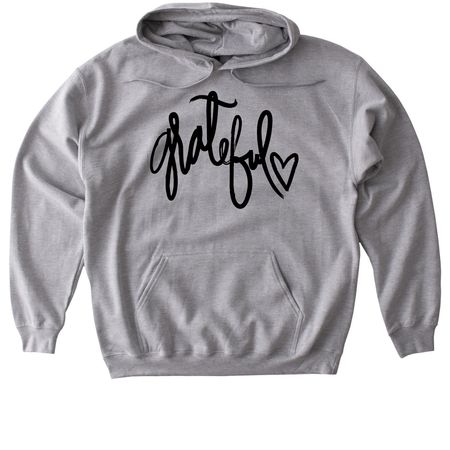 Grateful, a Sport Grey Gildan Softstyle Pullover Hoodie
