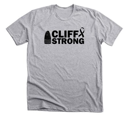 Cliff Strong Light Colored Apparel, a Athletic Heather Premium Unisex Tee