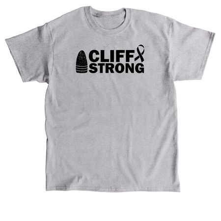 Cliff Strong Light Colored Apparel, a Sport Grey Classic Unisex Tee