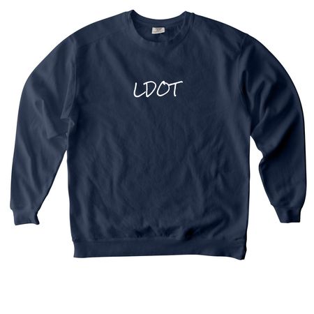 Lipscomb Theatre, a True Navy Comfort Colors Crewneck Sweatshirt