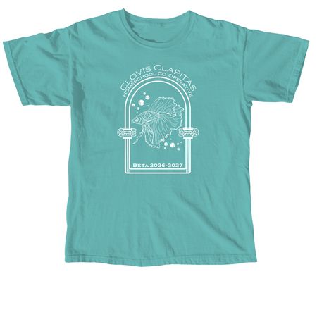 Clovis, NM Claritas, a Seafoam Comfort Colors Unisex Tee
