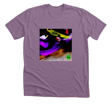 Music For Skydivers (Yin) Album Art, a Heather Purple Premium Unisex Tee