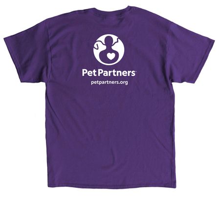 Boo's Vision Beyond Sight, a Purple Classic Unisex Tee (back-view)