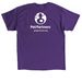 Boo's Vision Beyond Sight, a Purple Classic Unisex Tee (back-view)