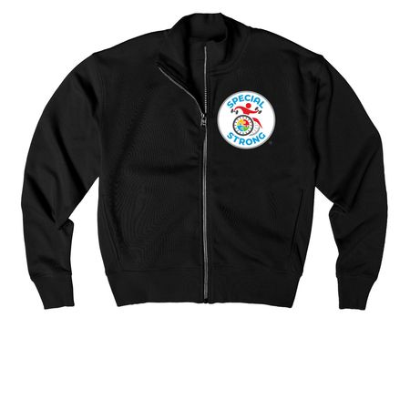 Special Strong Swag, a Black Women's French Terry Zip Up Jacket