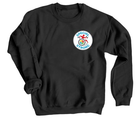 Special Strong Swag, a Black Crewneck Sweatshirt