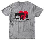 Save Lives This Spooky Season, a Smoke Comfort Colors Colorblast Tee (back-view)