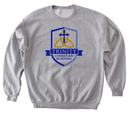TCA color logo, a Sport Grey Softstyle Crewneck Sweatshirt