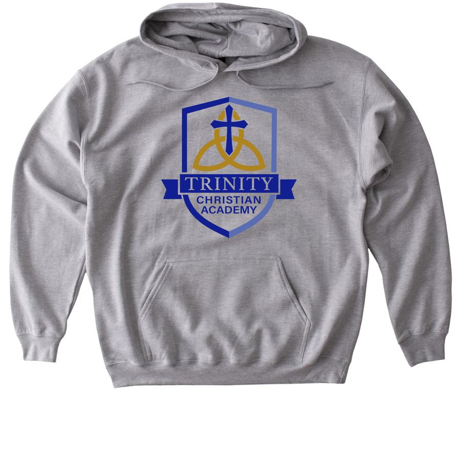 TCA color logo, a Sport Grey Gildan Softstyle Pullover Hoodie