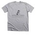 AAS Large Logo with black text, a Athletic Heather Premium Unisex Tee