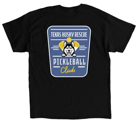 TXHR - Pickleball Club, a Black Classic Unisex Tee