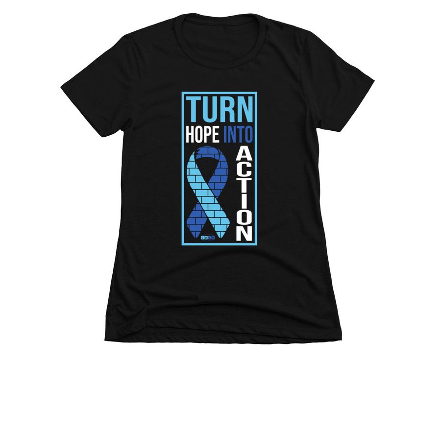Turn Hope into Action with CDCN, a Black Women's Slim Fit Tee