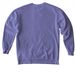 BTMSAW Comfort Colors Violet Crewneck, a Violet Comfort Colors Crewneck Sweatshirt (back-view)
