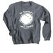 no thoughts, a Dark Heather Crewneck Sweatshirt