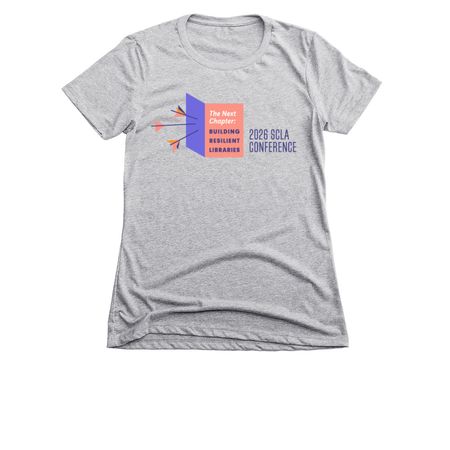 Official Conference Apparel, a Dark Heather Grey Women's Slim Fit Tee