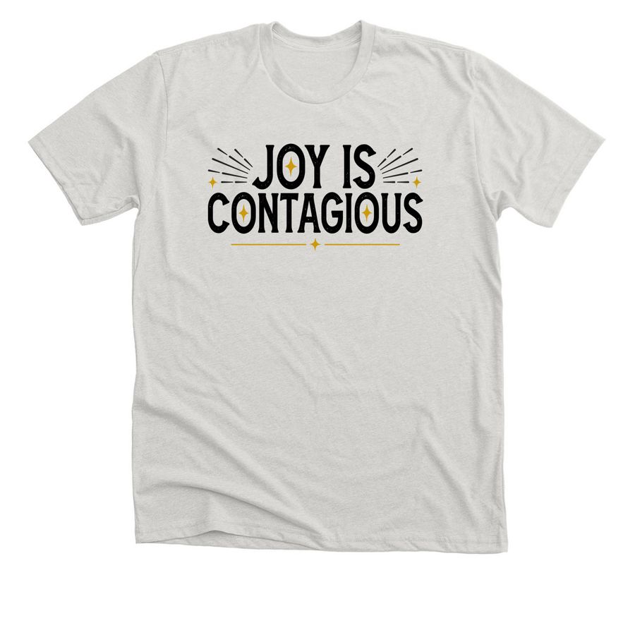 Joy Out Loud, a Heather Cement Premium Unisex Tee