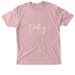 Dorothy Logo Tees, a Desert Pink Triblend Unisex Tee