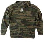 The Conservation Professional, a Forest Camo Heavyweight Camo Pullover Hoodie (back-view)