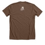 The Conservation Professional, a Heather Brown Premium Unisex Tee (back-view)