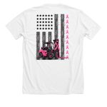 Stronger Together, a Solid White Blend Premium Unisex Tee (back-view)