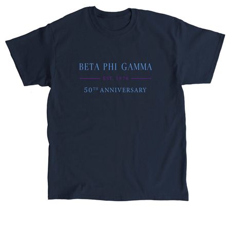 FIRST-FOREVER-FIFTY, a Navy Classic Unisex Tee
