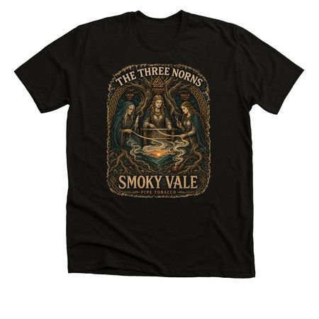The Three Norns Tee, a Black Heather Premium Unisex Tee