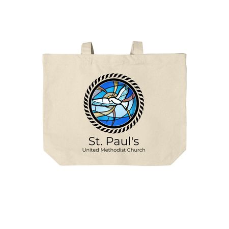 St. Paul's Tote Bag, a Natural Cotton Canvas Tote Bag