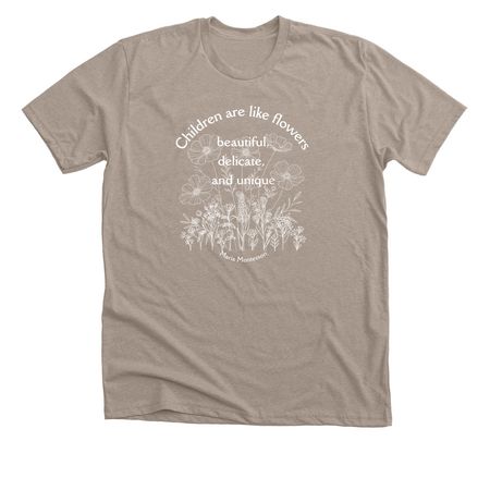 Children are Like Flowers, a Heather Stone Premium Unisex Tee