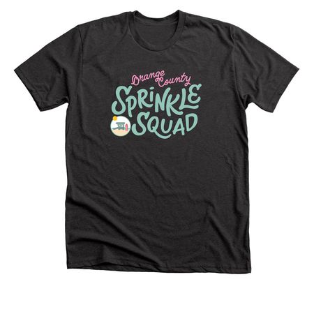 OC Sprinkle Squad, a Dark Grey Heather Premium Unisex Tee