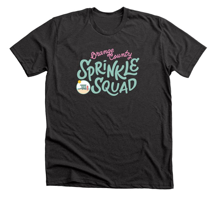 OC Sprinkle Squad, a Dark Grey Heather Premium Unisex Tee