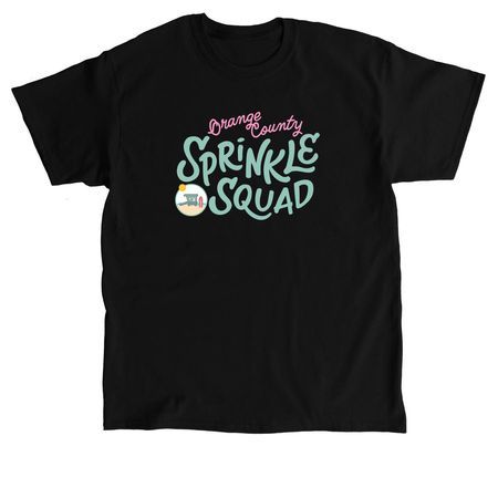 OC Sprinkle Squad, a Black Classic Unisex Tee