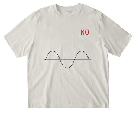 No Universe, NO WAVE SITE PROMO SHIRT, a Natural Raw Stanley/Stella Unisex Freestyler Heavyweight Tee