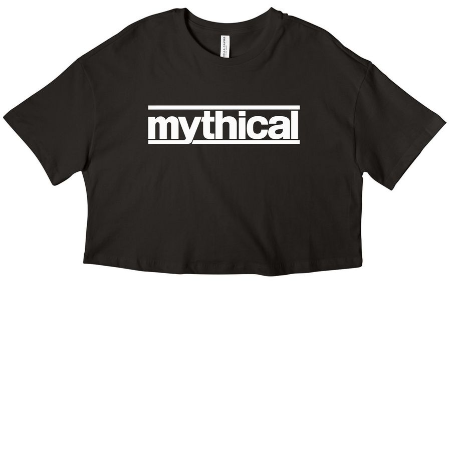 good mythical morning merch, a Black Women?s Cropped Cotton Tee