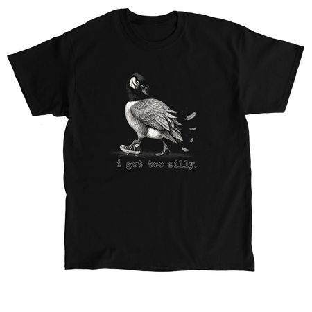 i got too silly., a Black Classic Unisex Tee