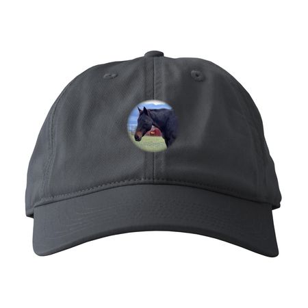 Alice Hat, a Charcoal Printed Eco Baseball Cap